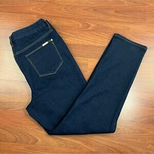 Chico's So Slimming Girlfriend Slim Leg Ankle Blue Jeans Size 8